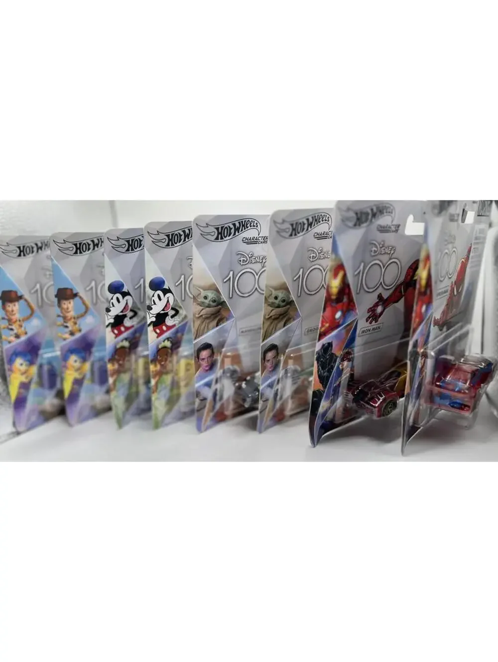 Hot Wheels 2023 Disney 100 Year Anniversary Character Set Of 6 Die-Cast Car Toys